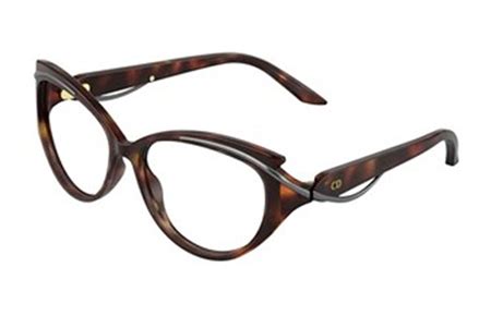 Dior Eyeglasses 3278 09oj Havana Ruthenium 54mm 